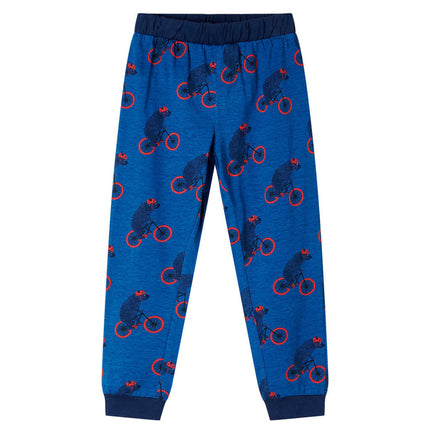 Pyjamas til børn str. 92 petroleumsblå