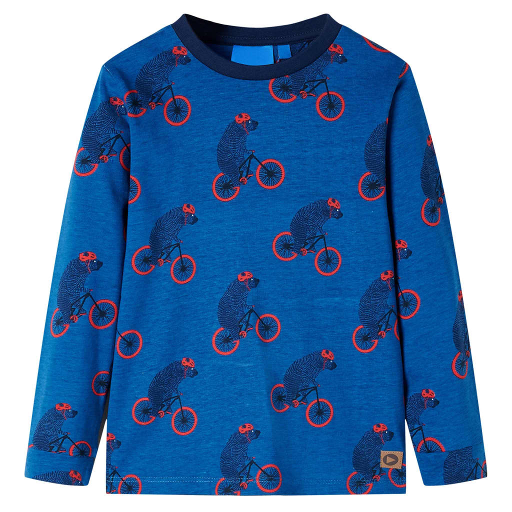 Pyjamas til børn str. 104 petroleumsblå