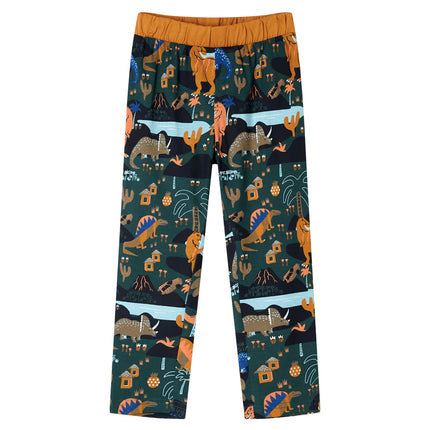 Pyjamas til børn str. 140 mørkegrøn