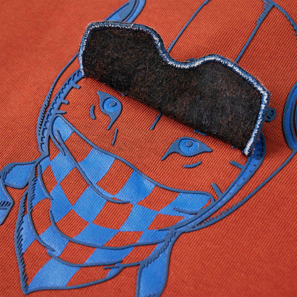 Sweatshirt til børn lys rustfarvet str. 128