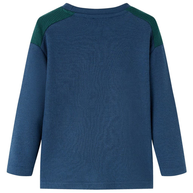 Sweatshirt til børn str. 128 marineblå
