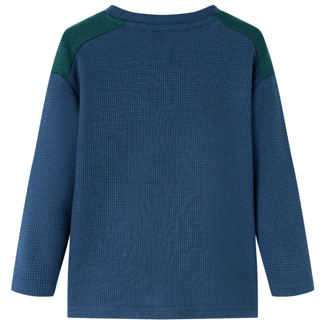 Sweatshirt til børn str. 140 marineblå