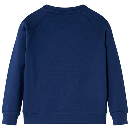Sweatshirt til børn str. 116 marineblå
