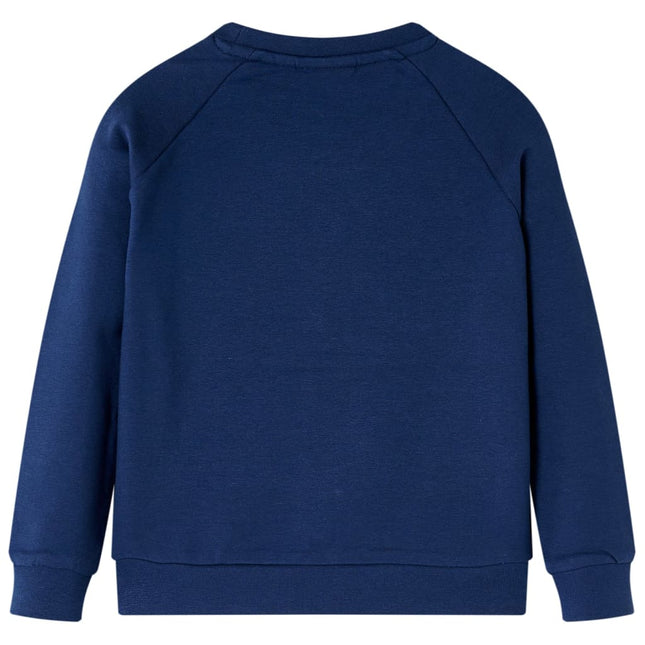 Sweatshirt til børn str. 116 marineblå