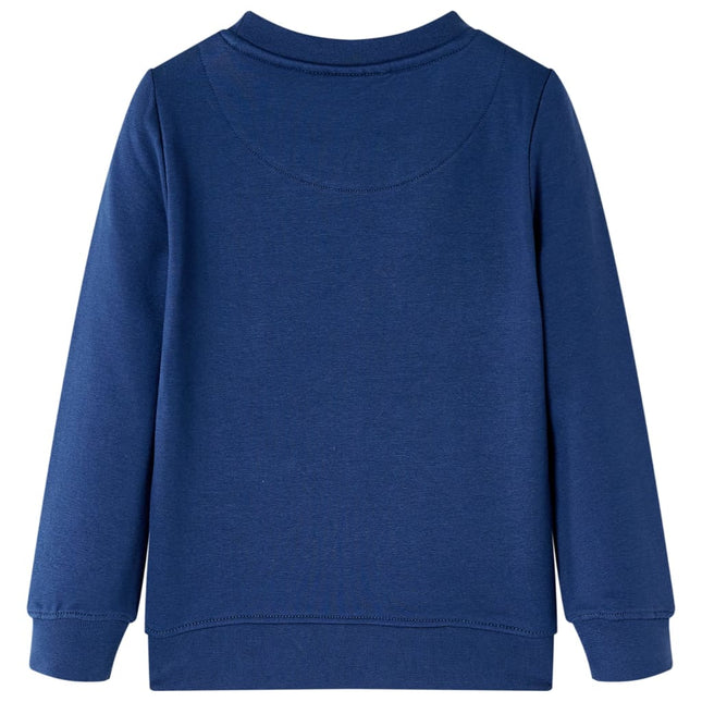 Sweatshirt til børn str. 104 marineblå