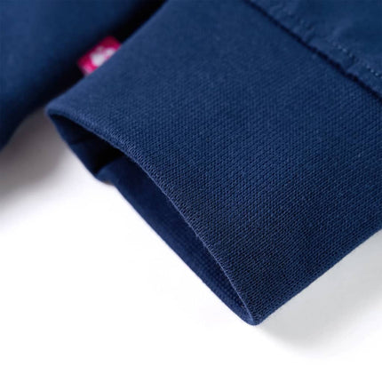 Sweatshirt til børn str. 104 marineblå