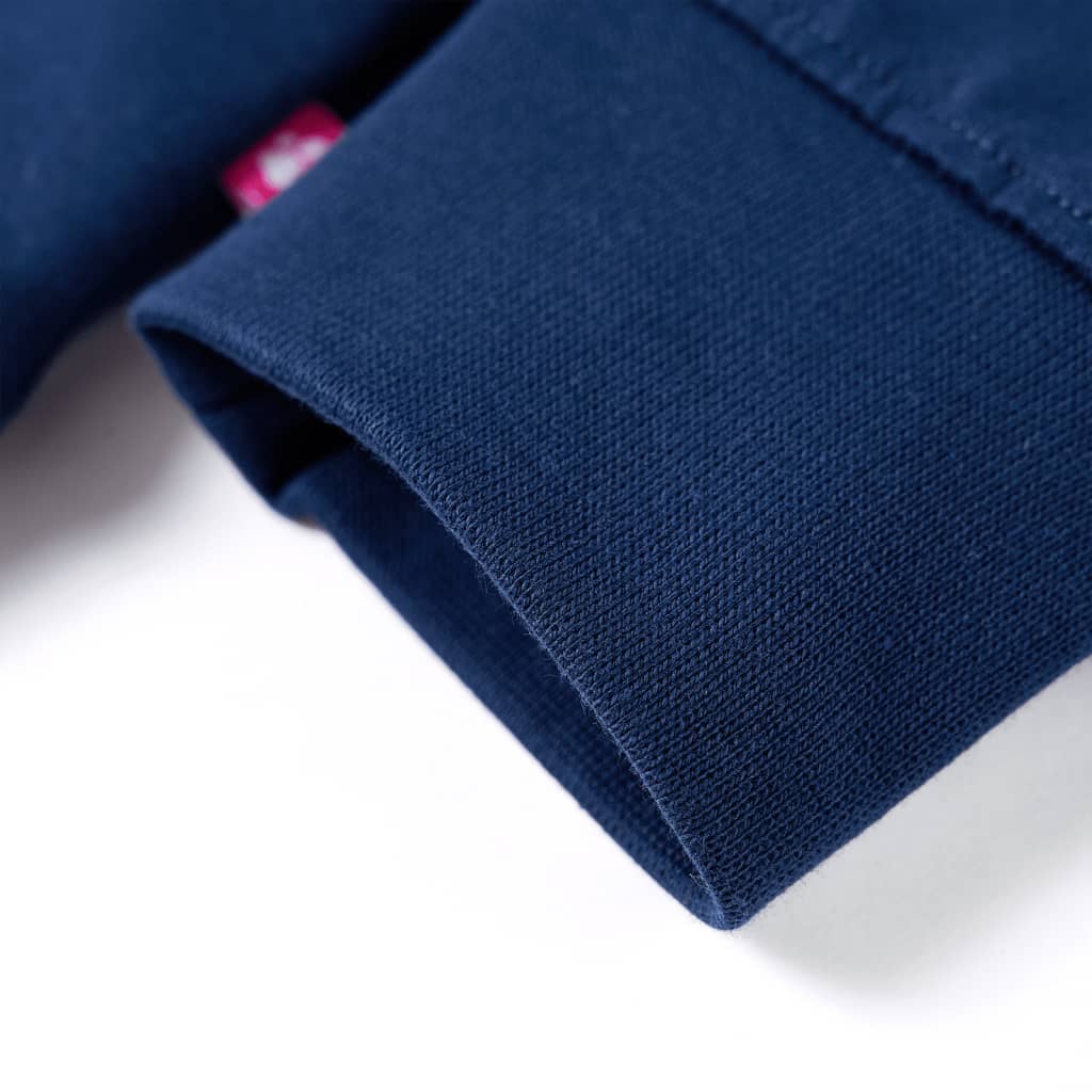 Sweatshirt til børn str. 128 marineblå
