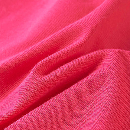 Langærmet T-shirt til børn str. 128 pink