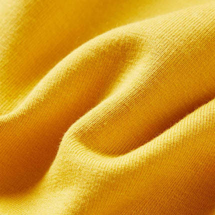 Sweatshirt til børn str. 104 okkerfarvet