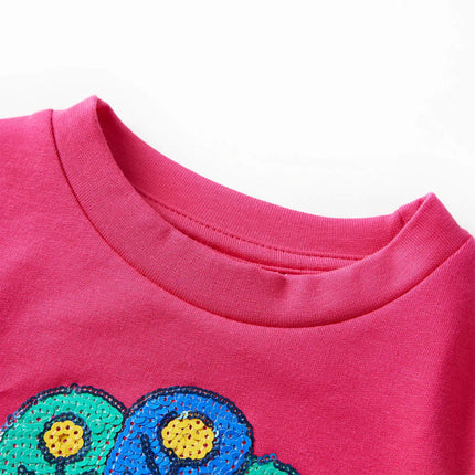 Sweatshirt til børn str. 116 pink