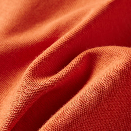 Langærmet T-shirt til børn str. 92 cm orange