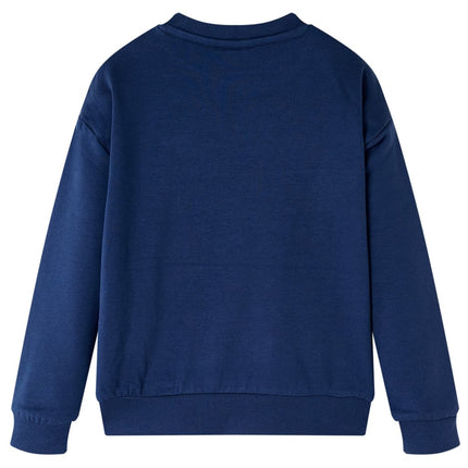 Sweatshirt til børn str. 104 marineblå