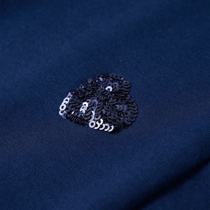 Sweatshirt til børn str. 104 marineblå