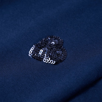 Sweatshirt til børn str. 116 marineblå