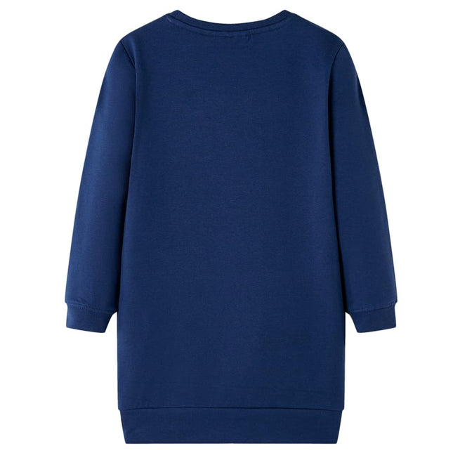 Sweatshirt til børn str. 116 marineblå