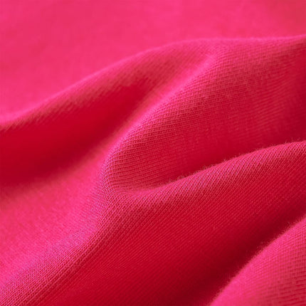 Langærmet T-shirt til børn str. 116 pink