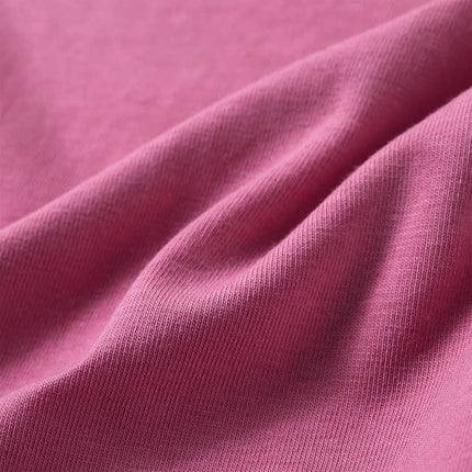 Langærmet T-shirt til børn str. 92 pink