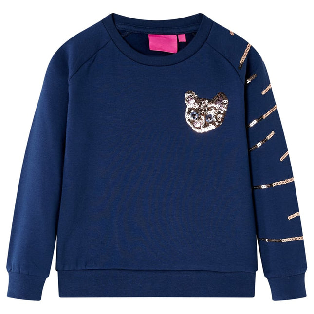 Sweatshirt til børn str. 92 marineblå