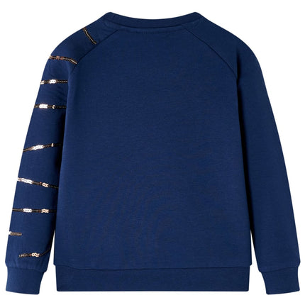 Sweatshirt til børn str. 92 marineblå