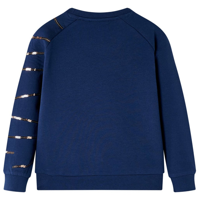 Sweatshirt til børn str. 92 marineblå