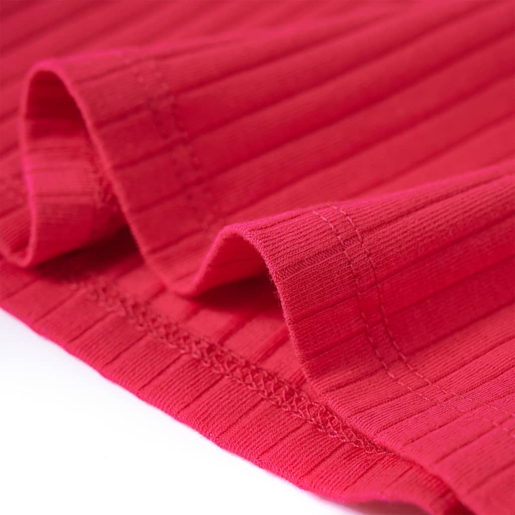 Langærmet T-shirt til børn str. 92 pink