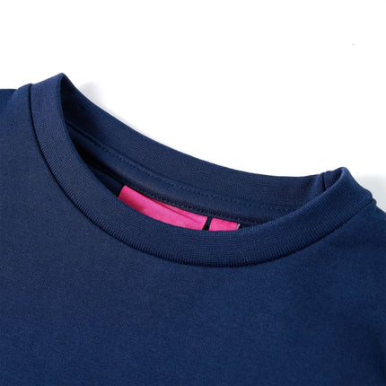 Sweatshirt til børn str. 104 marineblå