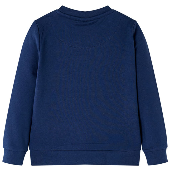 Sweatshirt til børn str. 128 marineblå