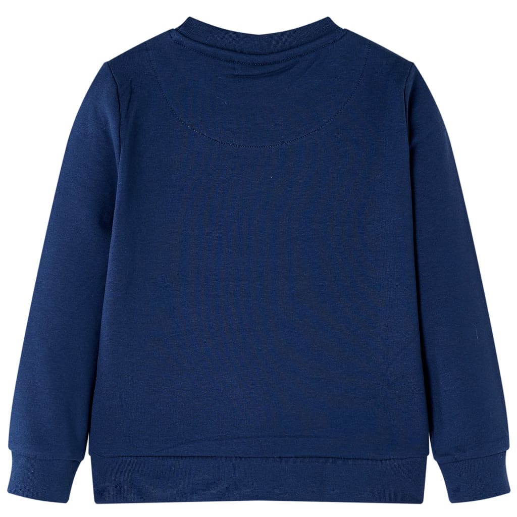 Sweatshirt til børn str. 128 marineblå