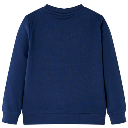 Sweatshirt til børn str. 140 marineblå