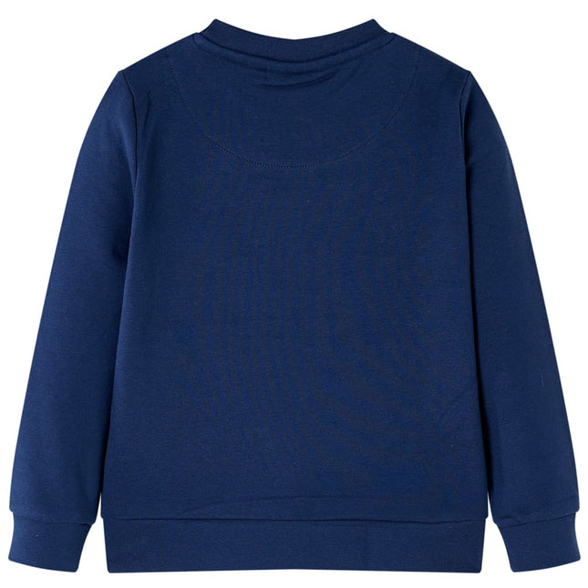 Sweatshirt til børn str. 140 marineblå