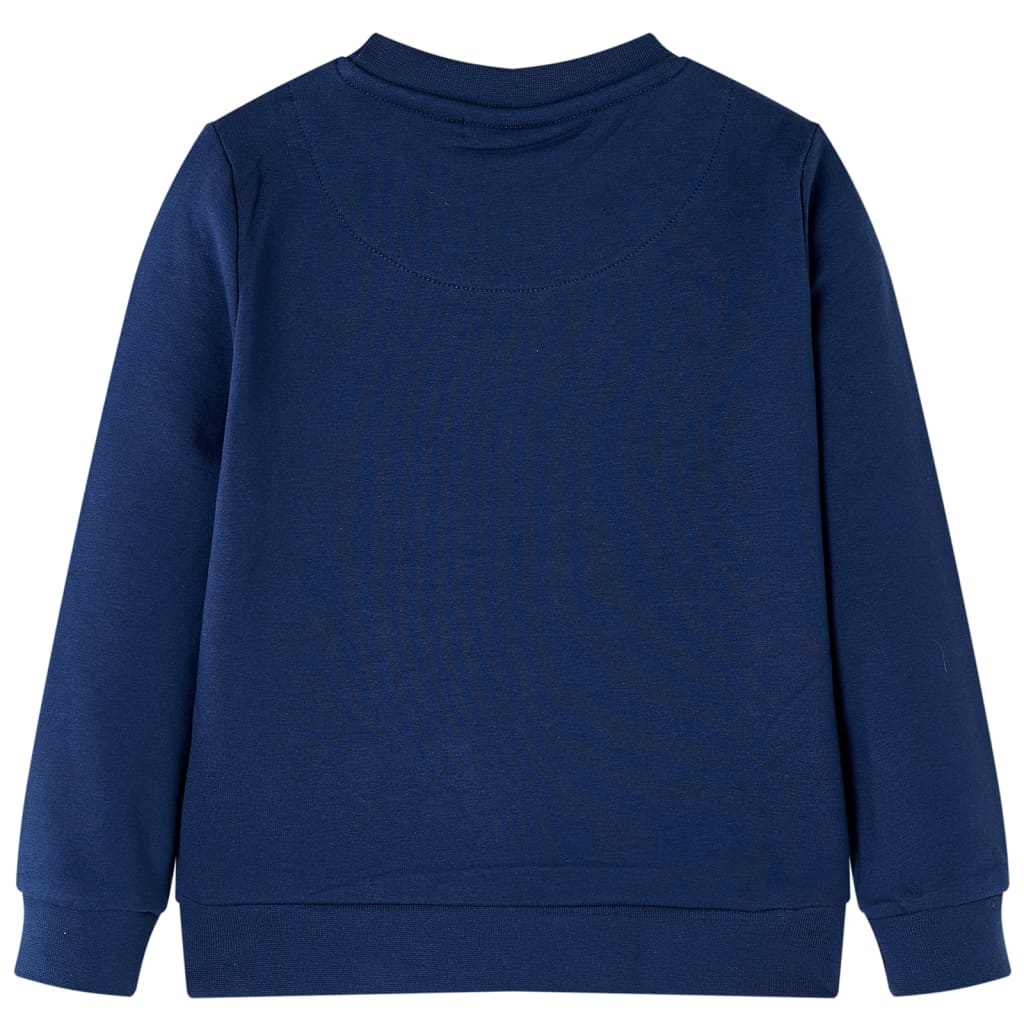 Sweatshirt til børn str. 140 marineblå