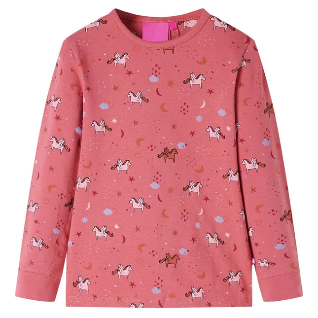 Pyjamas til børn str. 92 gammelrosa