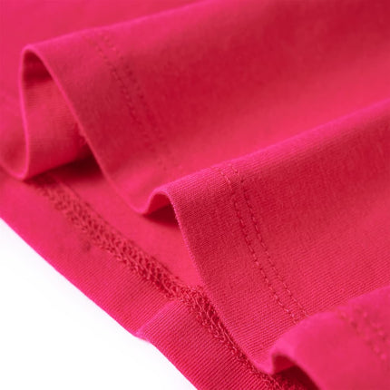 Langærmet T-shirt til børn str. 104 pink