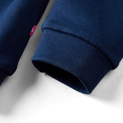 Sweatshirt til børn str. 92 marineblå