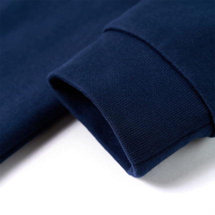 Sweatshirtkjole til børn str. 104 marineblå