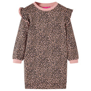 Sweatshirtkjole til børn str. 92 lyserød