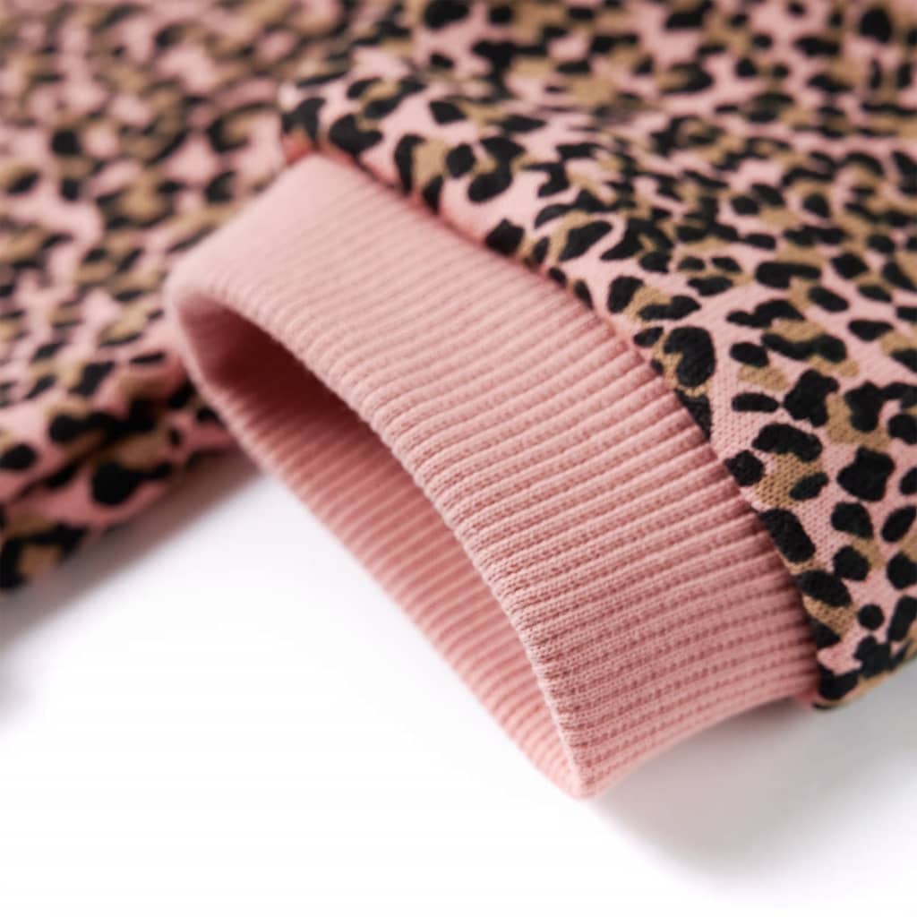 Sweatshirtkjole til børn str. 92 lyserød