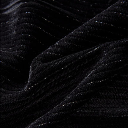 Nederdel til børn str. 116 leopardmønster sort
