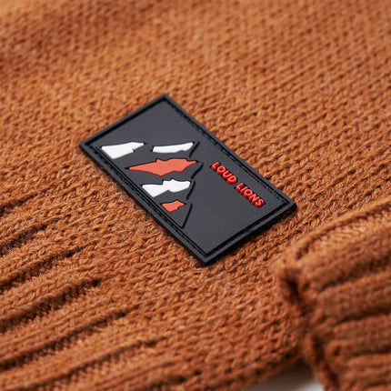 Sweater til børn str. 104 strikket cognacfarvet