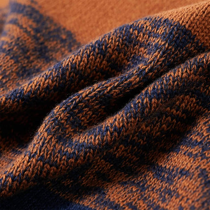 Sweater til børn str. 92 strikket flerfarvet