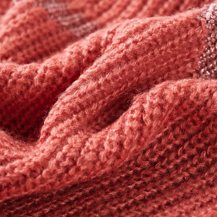 Sweater til børn str. 128 strikket pink