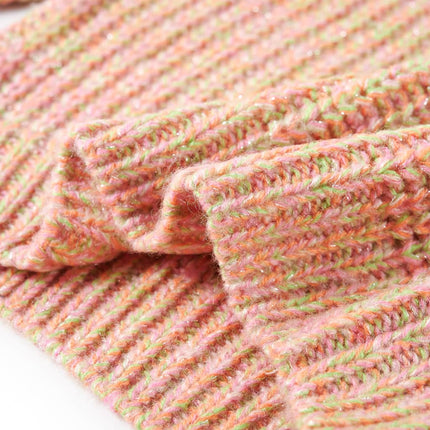 Sweater til børn str. 128 strikket lyserød