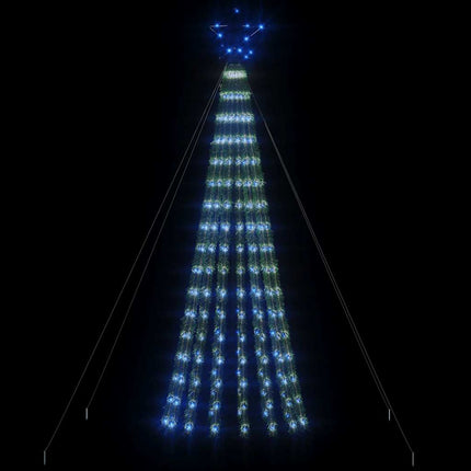 LED-juletræ 275 LED'er 180 cm blåt lys