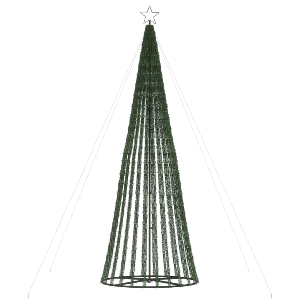 LED-juletræ 688 LED'er 300 cm varmt hvidt lys