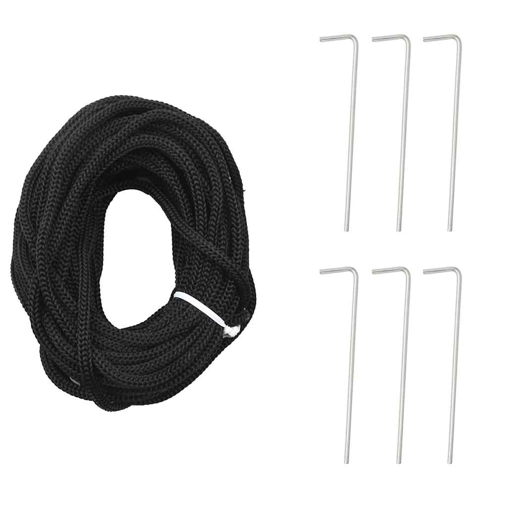 LED-juletræ til flagstang 200 LED'er 180 cm blåt lys