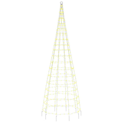 LED-juletræ 550 LED'er 300 cm varmt hvidt lys