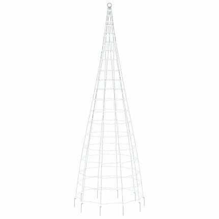 LED-juletræ 550 LED'er 300 cm koldt hvidt lys