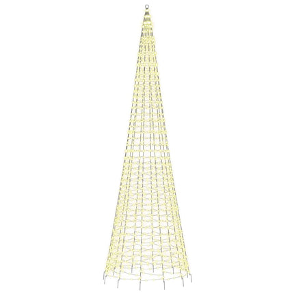 LED-juletræ 1534 LED'er 500 cm varmt hvidt lys