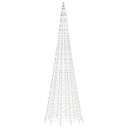 LED-juletræ 1534 LED'er 500 cm koldt hvidt lys