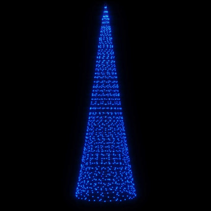 LED-juletræ 1534 LED'er 500 cm blåt lys
